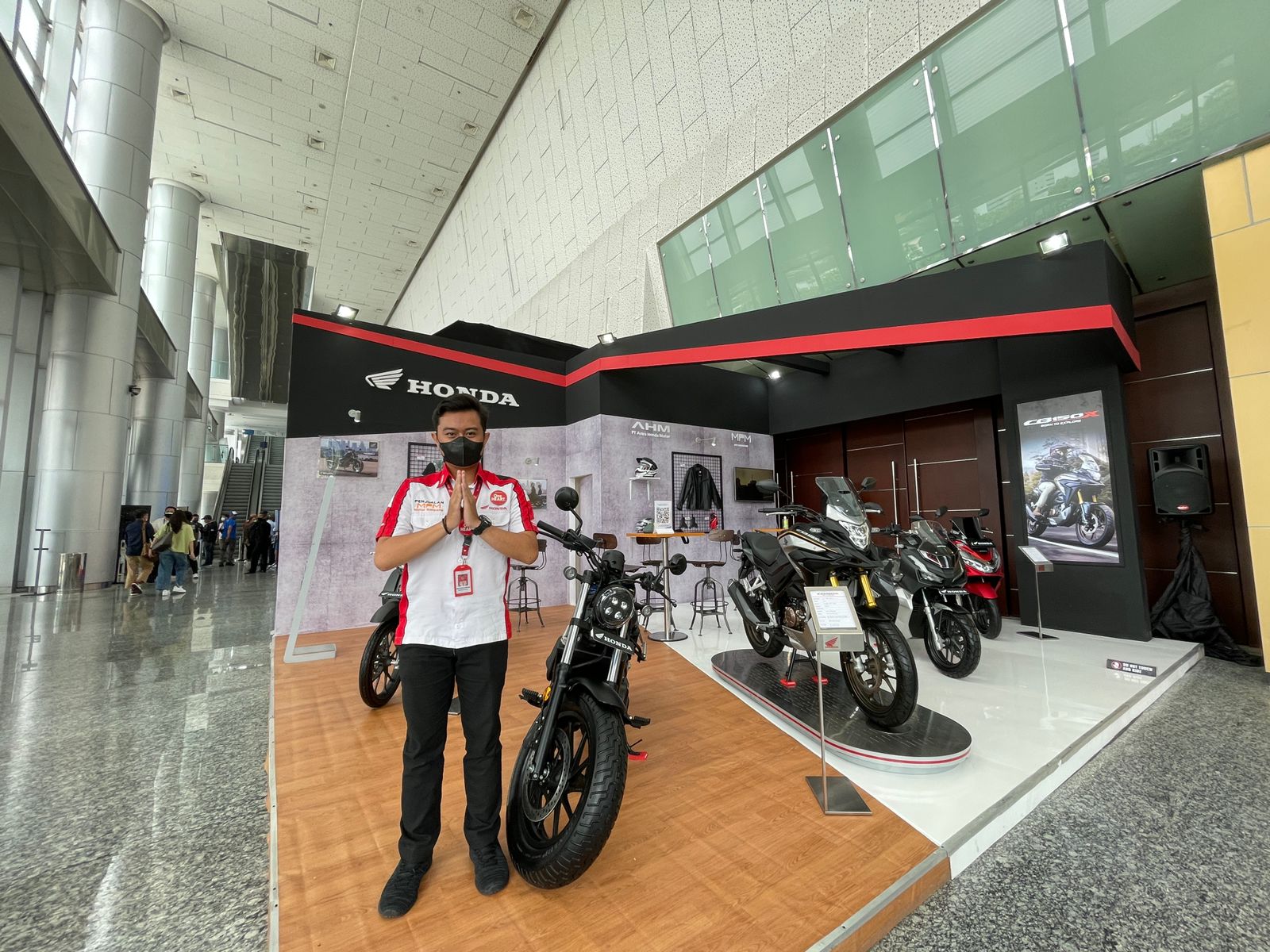 GIIAS Surabaya 2021, MPM Honda Jatim Hadirkan Produk Baru di Booth Motor Honda.